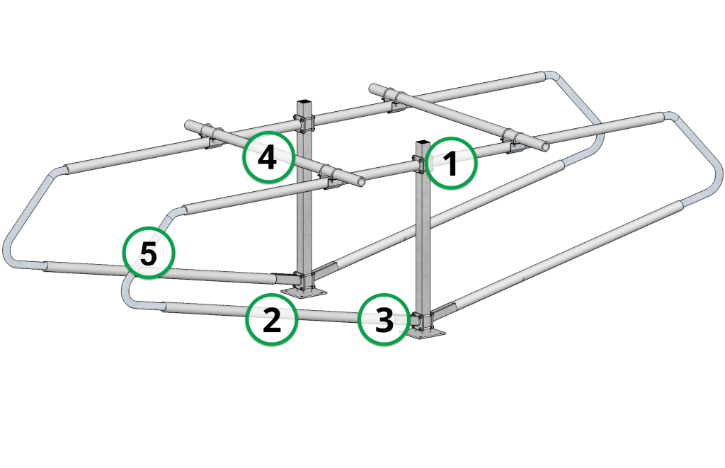 Double hybrid dairy stalls provide reinforcement where you need it